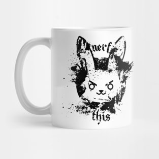 RABBIT ALL BLACK Mug